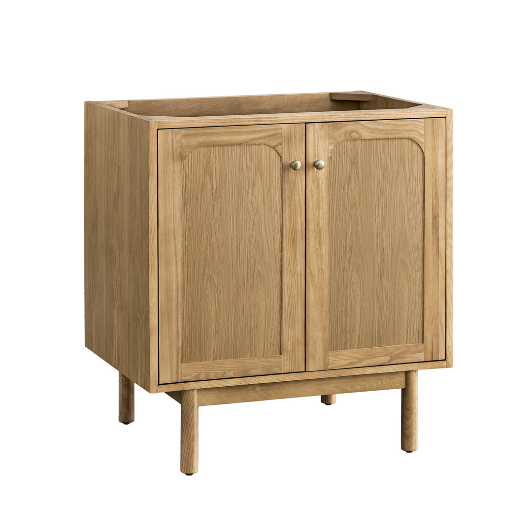 Laurent 30" Single Vanity Cabinet, Light Natural Oak
