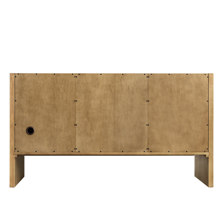 Hudson 60" Single Vanity Cabinet, Light Natural Oak