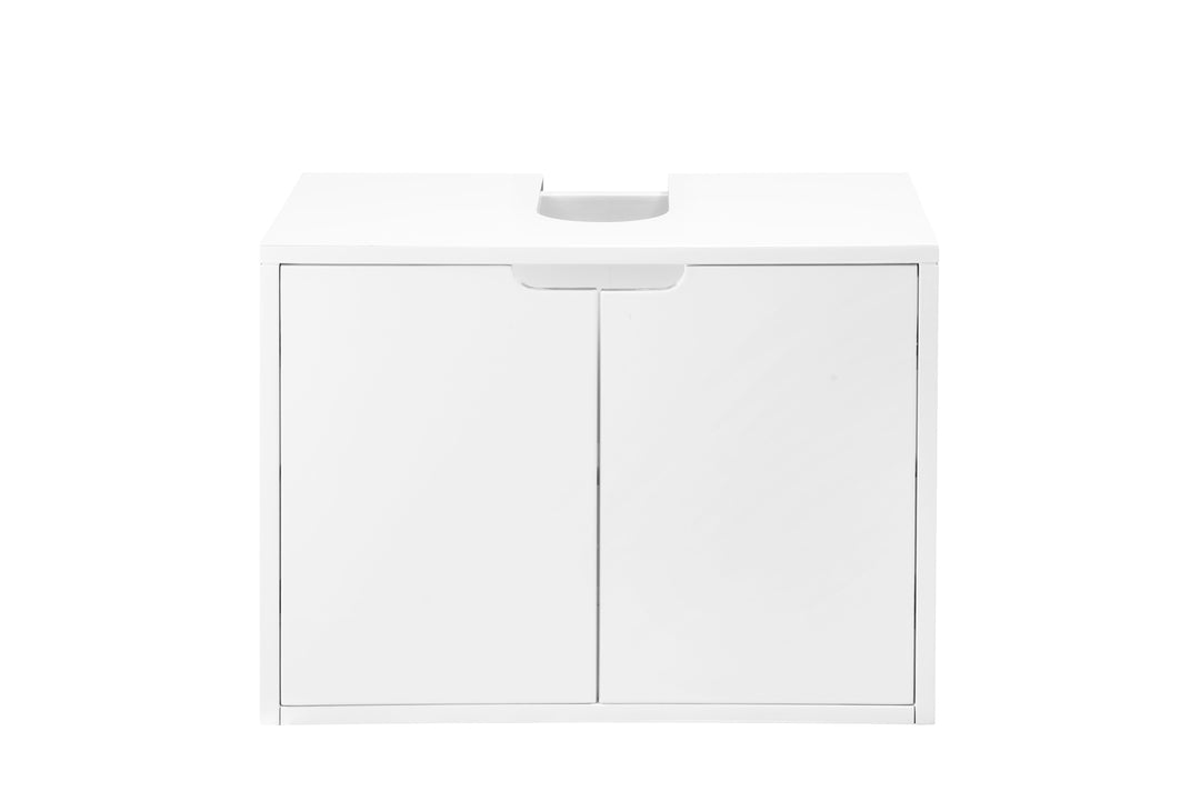Boston 25" Storage Cabinet, Glossy White