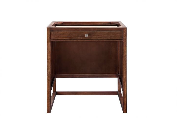 Athens 30"  Countertop  Unit (makeup counter), Mid Century Acacia