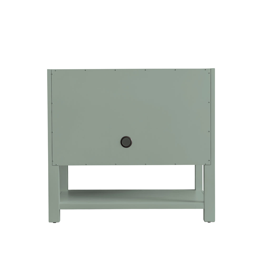 Breckenridge 36" Single Vanity Cabinet, Smokey Celadon
