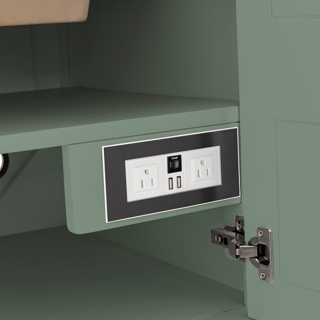 Breckenridge 30" Single Vanity Cabinet, Smokey Celadon