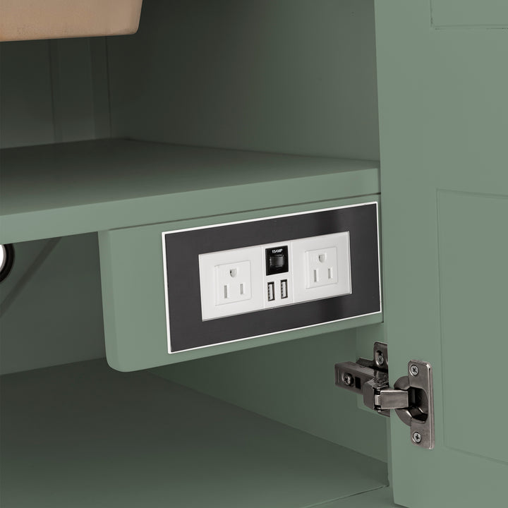 Breckenridge 30" Single Vanity Cabinet, Smokey Celadon