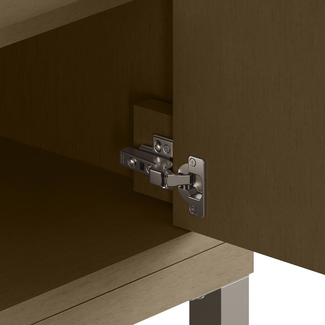 Chicago 60" Double Vanity, Walnut Whisper, w/ Single Hole 3CM White Zeus Silestone® Top & Backsplash