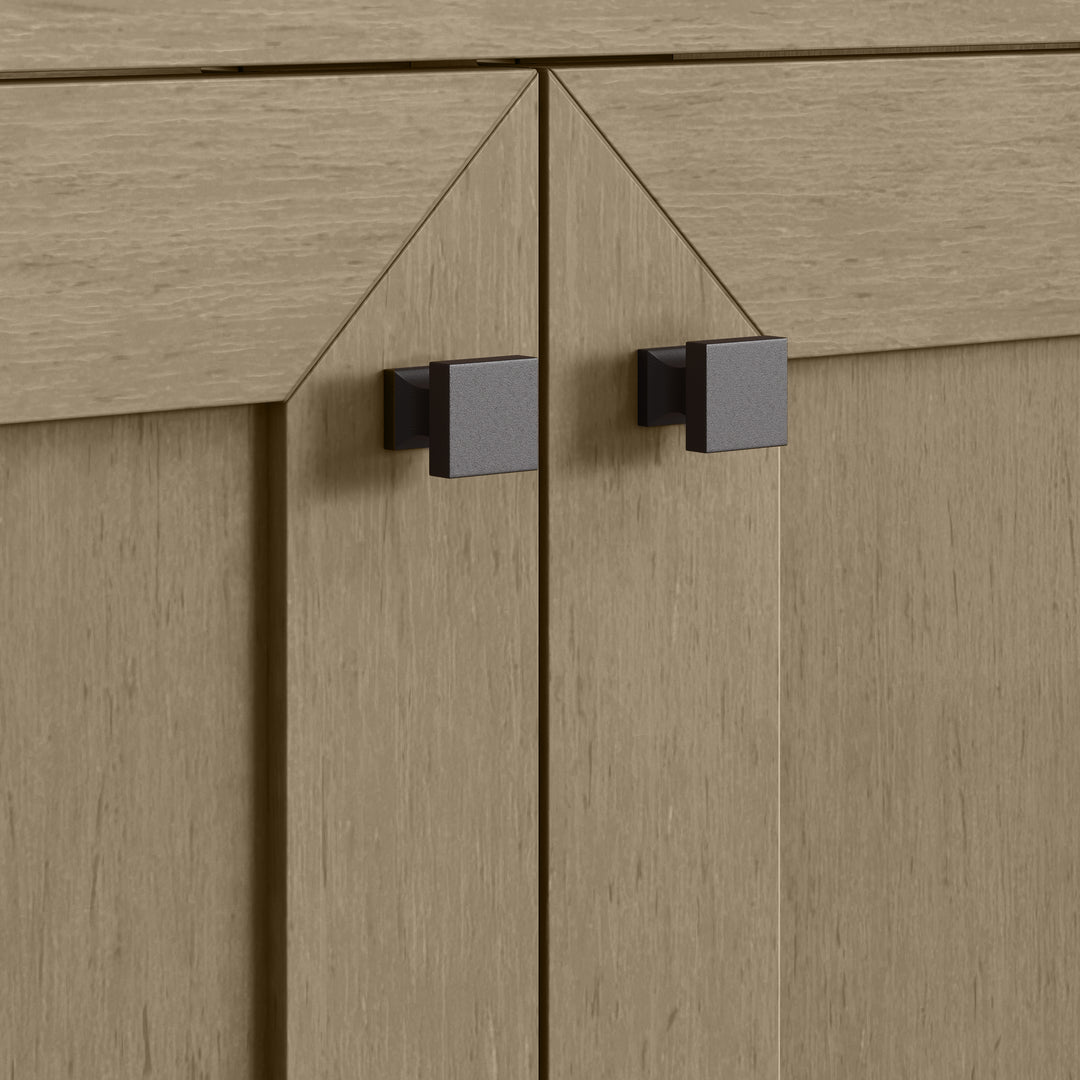 Chianti 24" Single Cabinet, Walnut Whisper, Matte Black