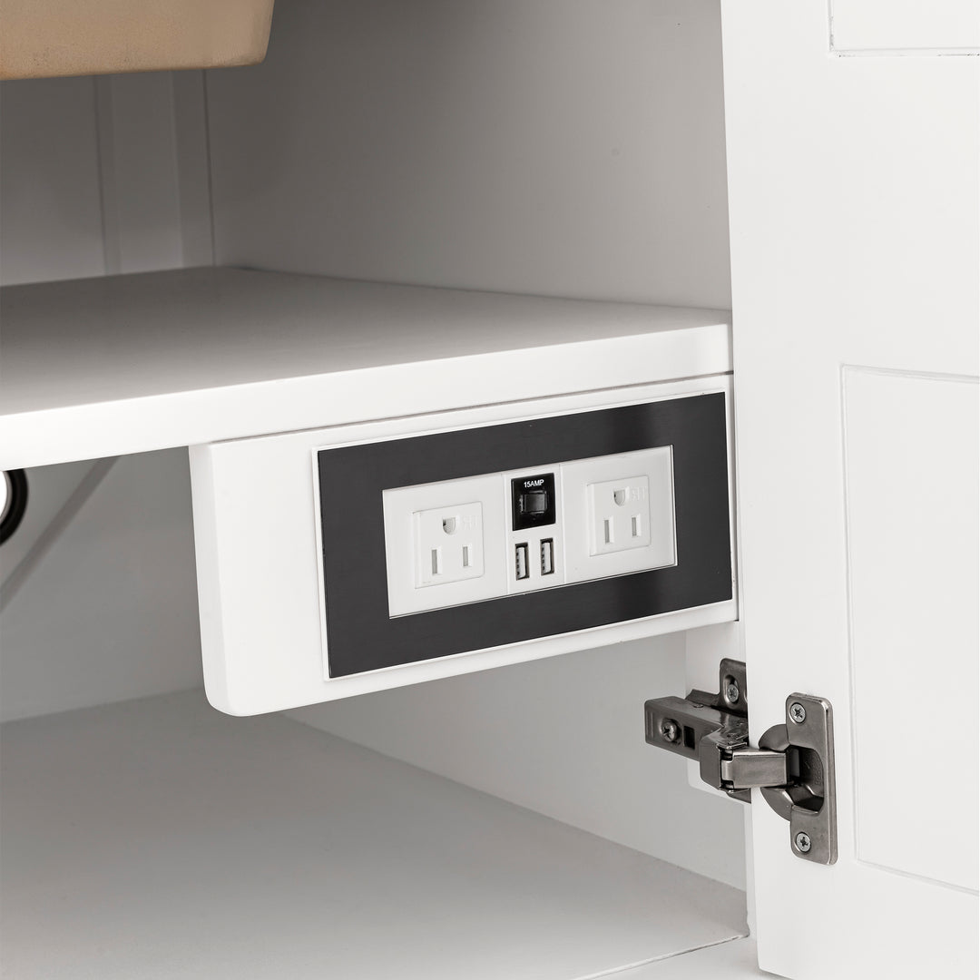 Breckenridge 30" Single Vanity Cabinet, Bright White