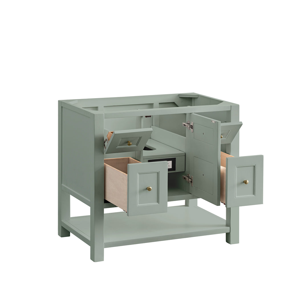 Breckenridge 36" Single Vanity Cabinet, Smokey Celadon