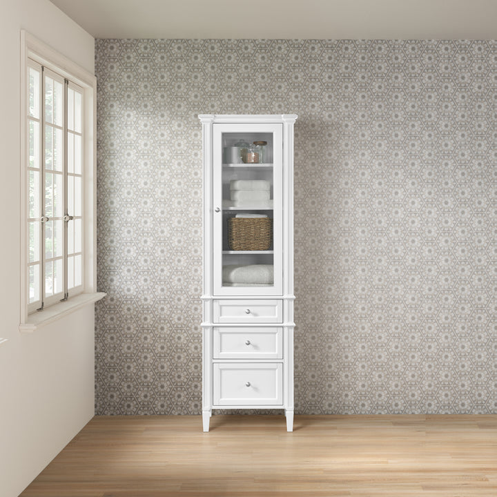 Brittany Linen Cabinet, Bright White