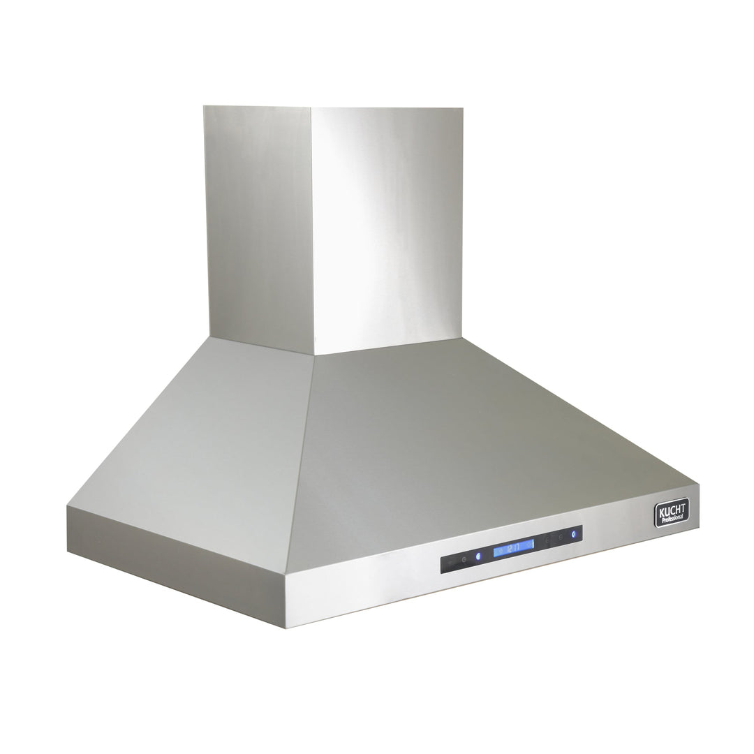 KUCHT Professional 30 in. Wall Mounted Range Hood 900CFM in Stainless Steel