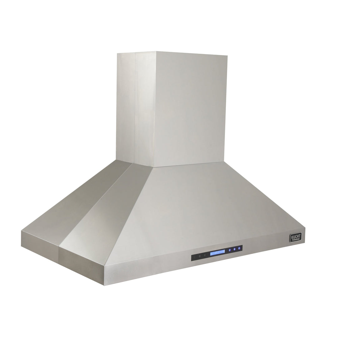 KUCHT Professional 48 in. Island Mounted Range Hood 900CFM in Stainless Steel