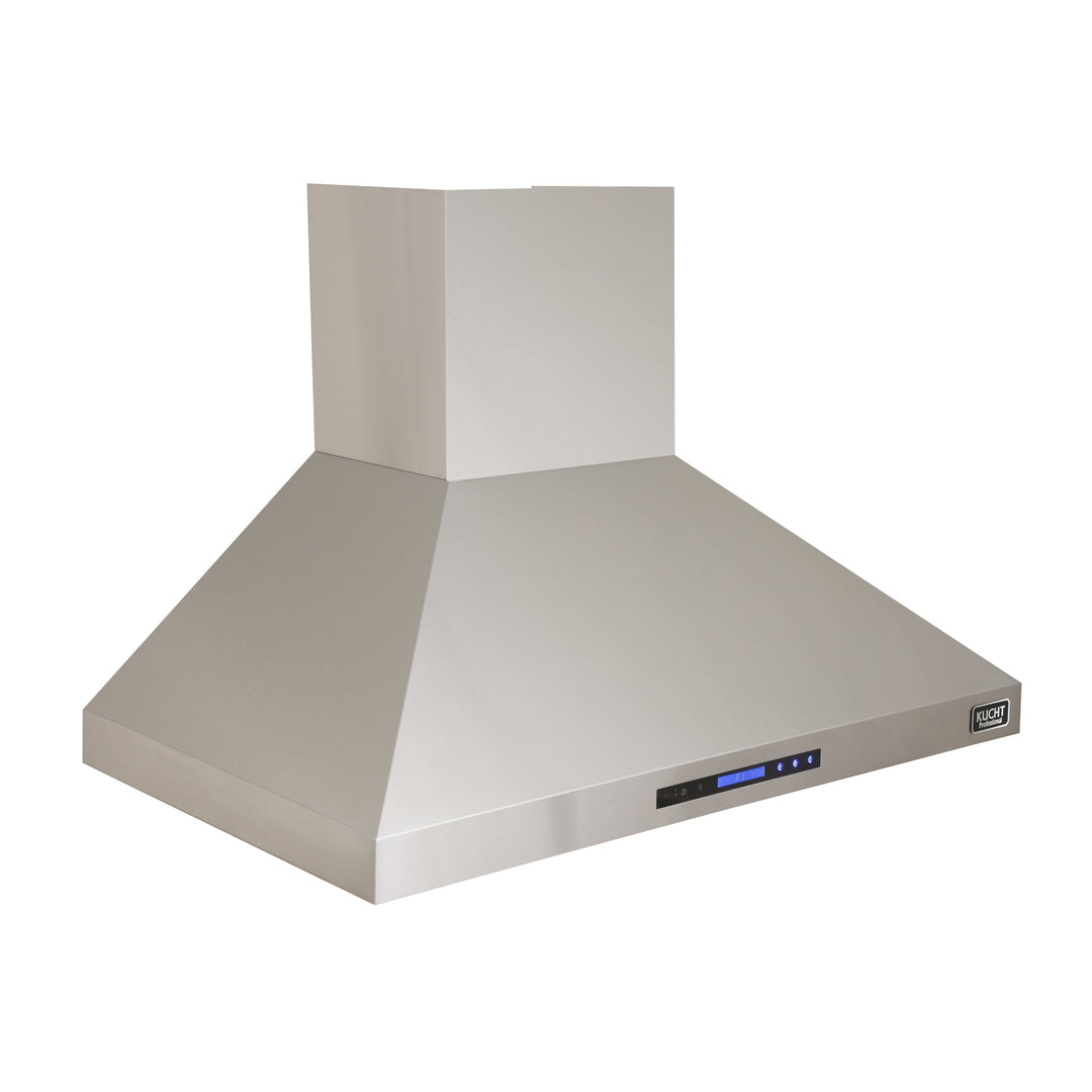 KUCHT Professional 48 in. Wall Mounted Range Hood 1200CFM in Stainless Steel