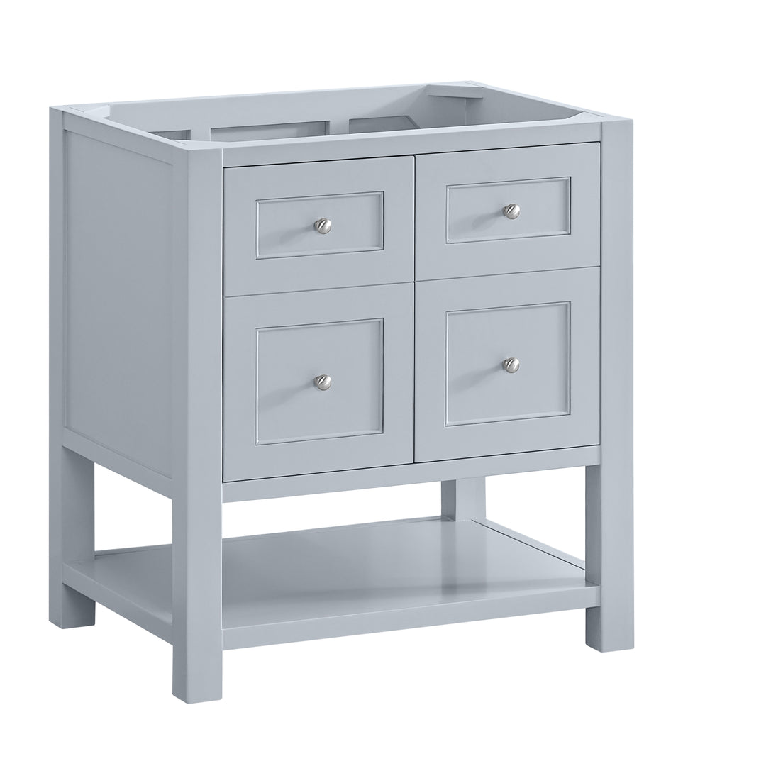 Breckenridge 30" Single Vanity, Serenity Blue, w/ 3 CM Parisien Bleu Quartz Top