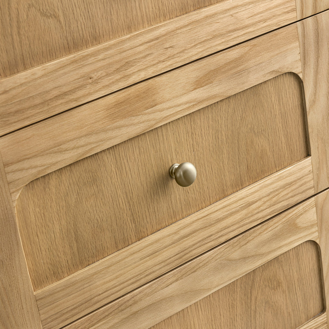 Laurent 36" Single Vanity, Light Natural Oak w/ 3 CM Arctic Fall Top