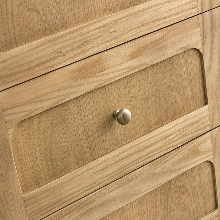 Laurent 36" Single Vanity, Light Natural Oak w/ 3 CM Lime Delight Top