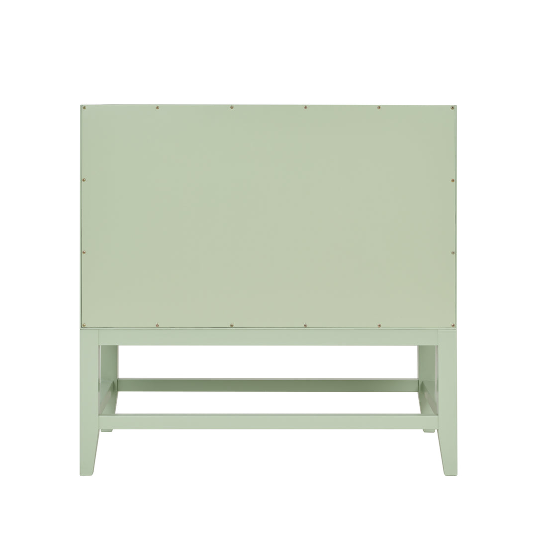 Emmeline 36" Single Vanity, Pistachio w/ 3 CM Ethereal Noctis Top