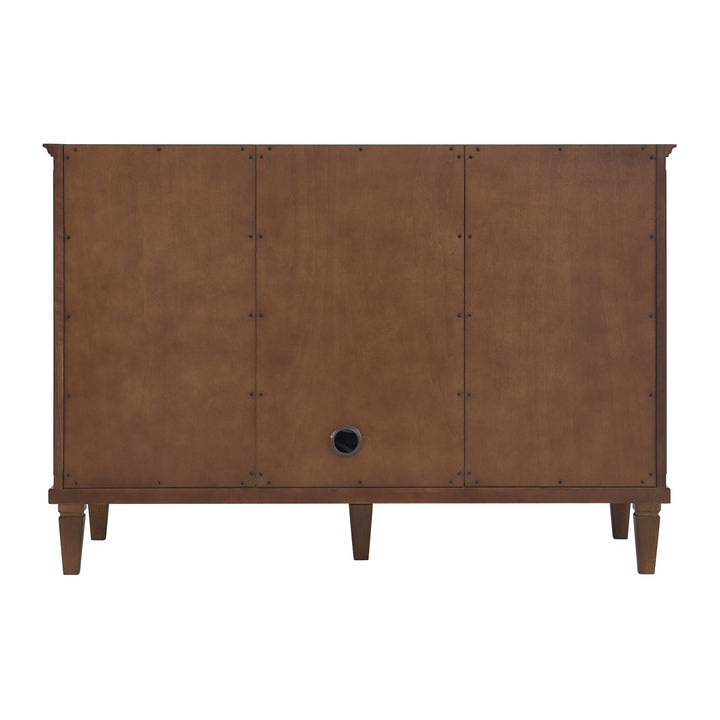 Lorelai 48" Single Vanity, Mid-Century Walnut w/ 3 CM Lime Delight Silestone Top