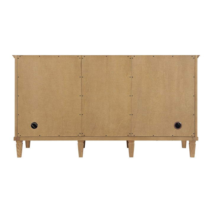 Lorelai 60" Double Vanity, Light Natural Oak w/ 3 CM White Zeus Silestone Top
