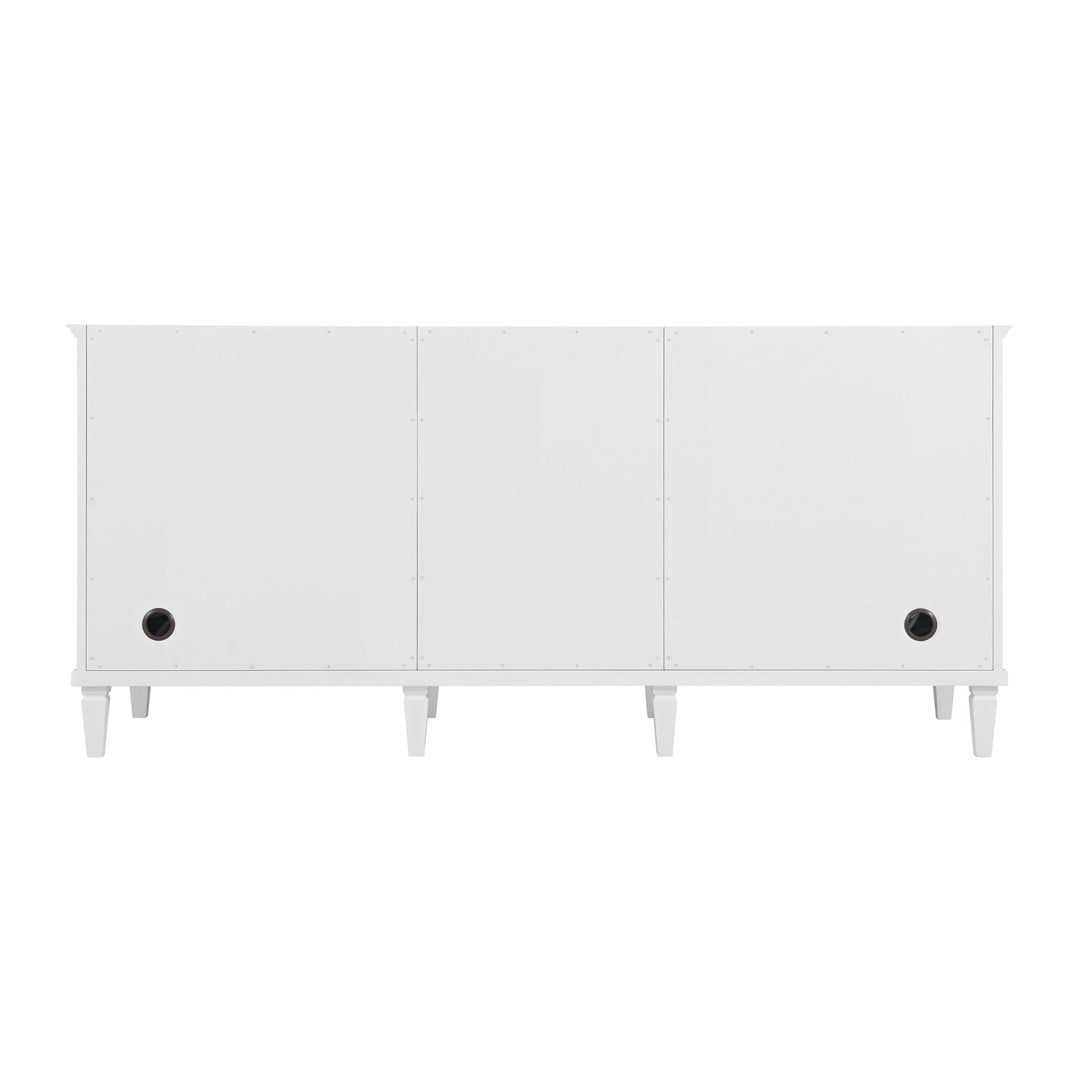 Lorelai 72" Double Vanity, Bright White