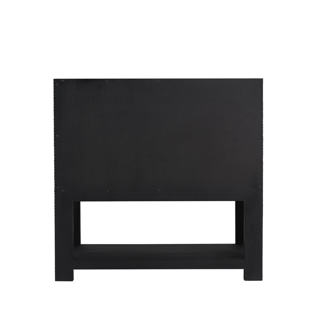 Lucian 36" Single Vanity, Carbon Oak