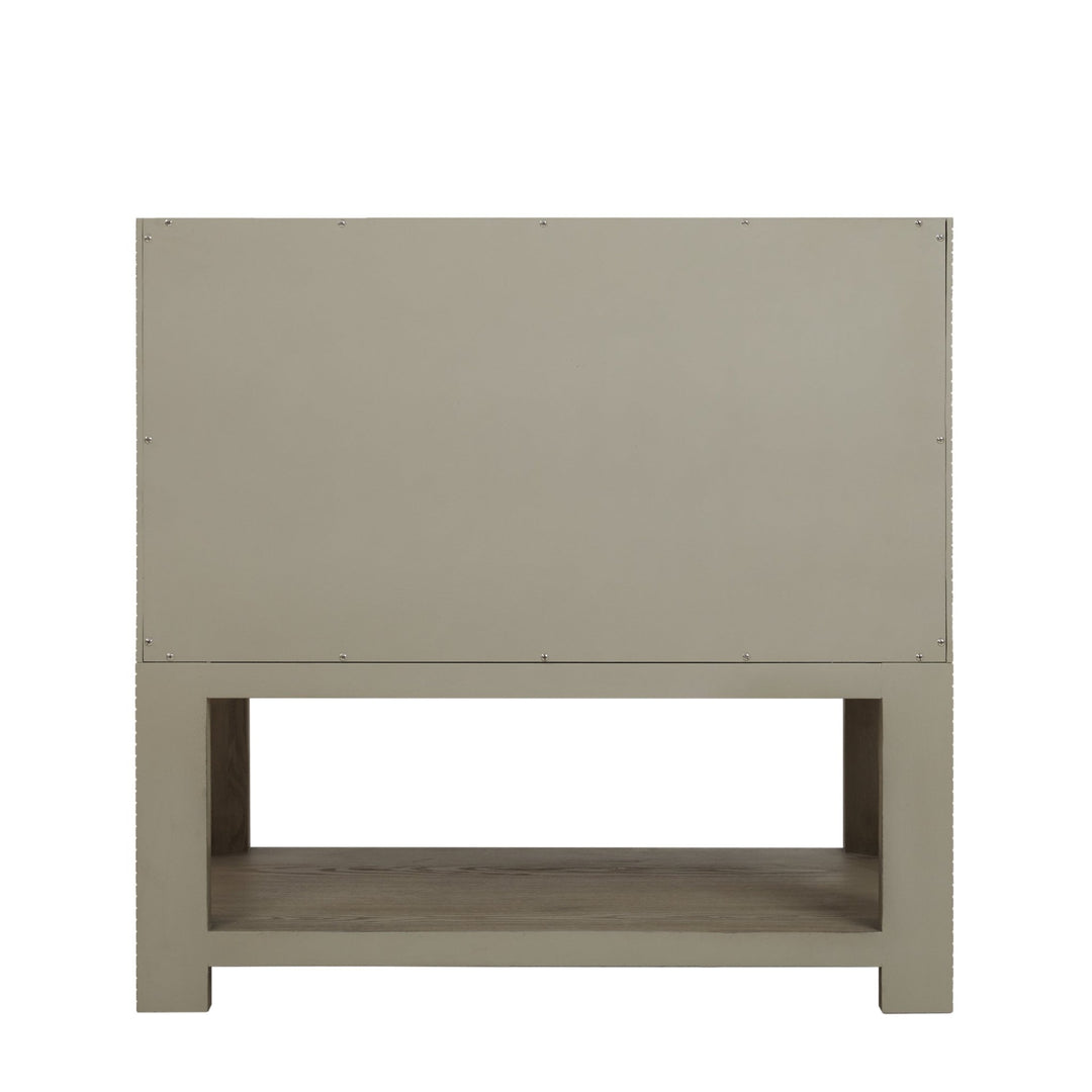 Lucian 36" Single Vanity, Pebble Oak