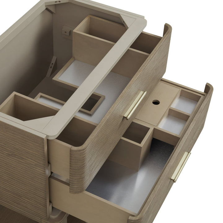 Lucian 36" Single Vanity, Pebble Oak