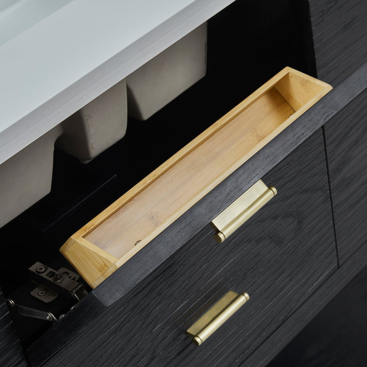 Lucian 48" Single Vanity, Carbon Oak