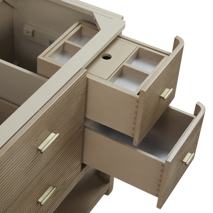 Lucian 48" Single Vanity, Pebble Oak