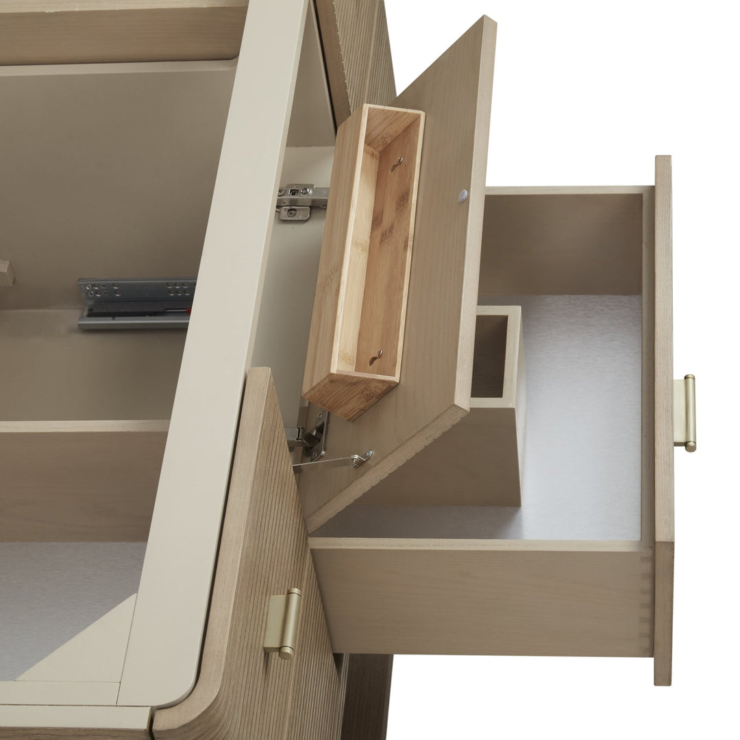 Lucian 48" Single Vanity, Pebble Oak