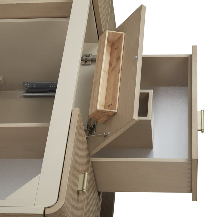 Lucian 48" Single Vanity, Pebble Oak