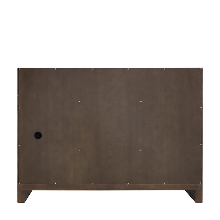 Gracyn 48" Single Vanity, Sable, w/ 3 CM White Zeus Quartz Top