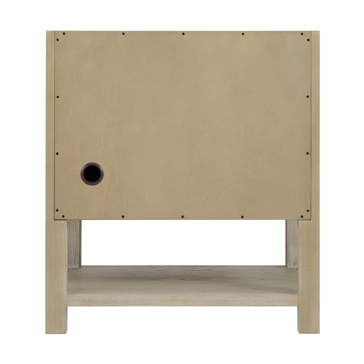 Breckenridge 30" Single Vanity, Whitewashed Oak w/ 3 CM Ethereal Noctis Silestone Top