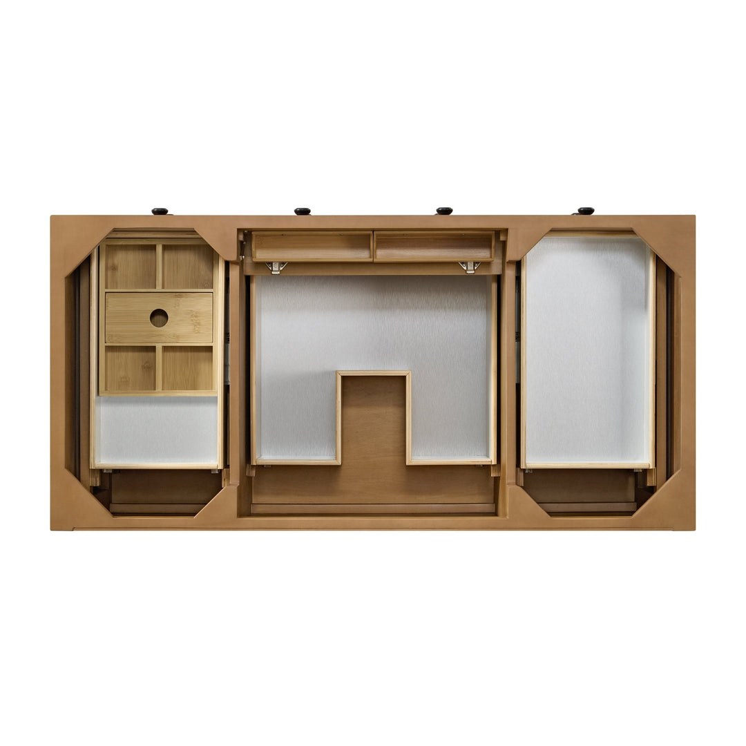 Malibu 48" Single Vanity, Amber Birch