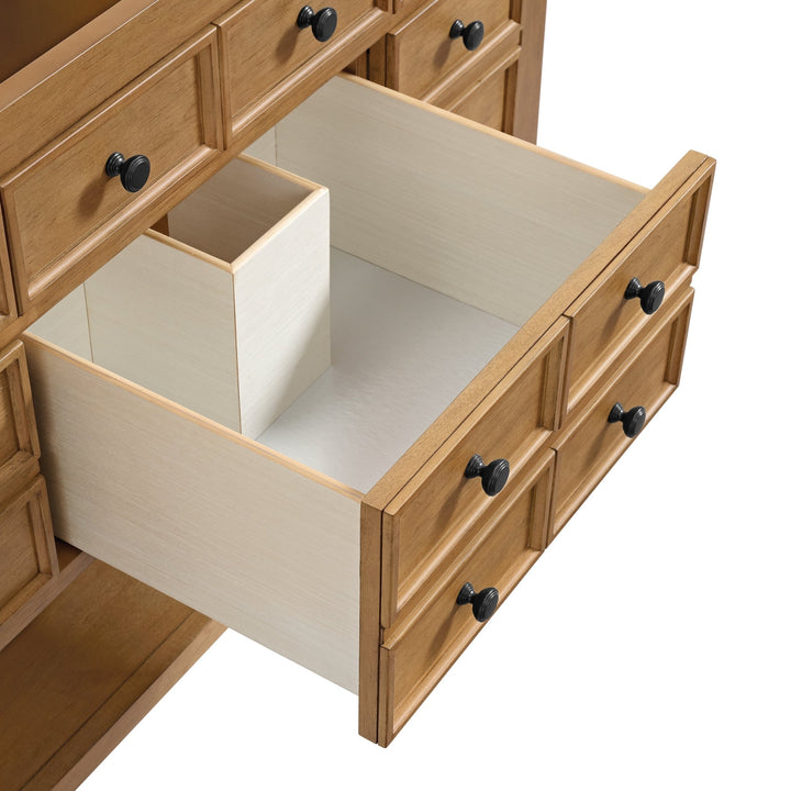 Malibu 48" Single Vanity, Amber Birch