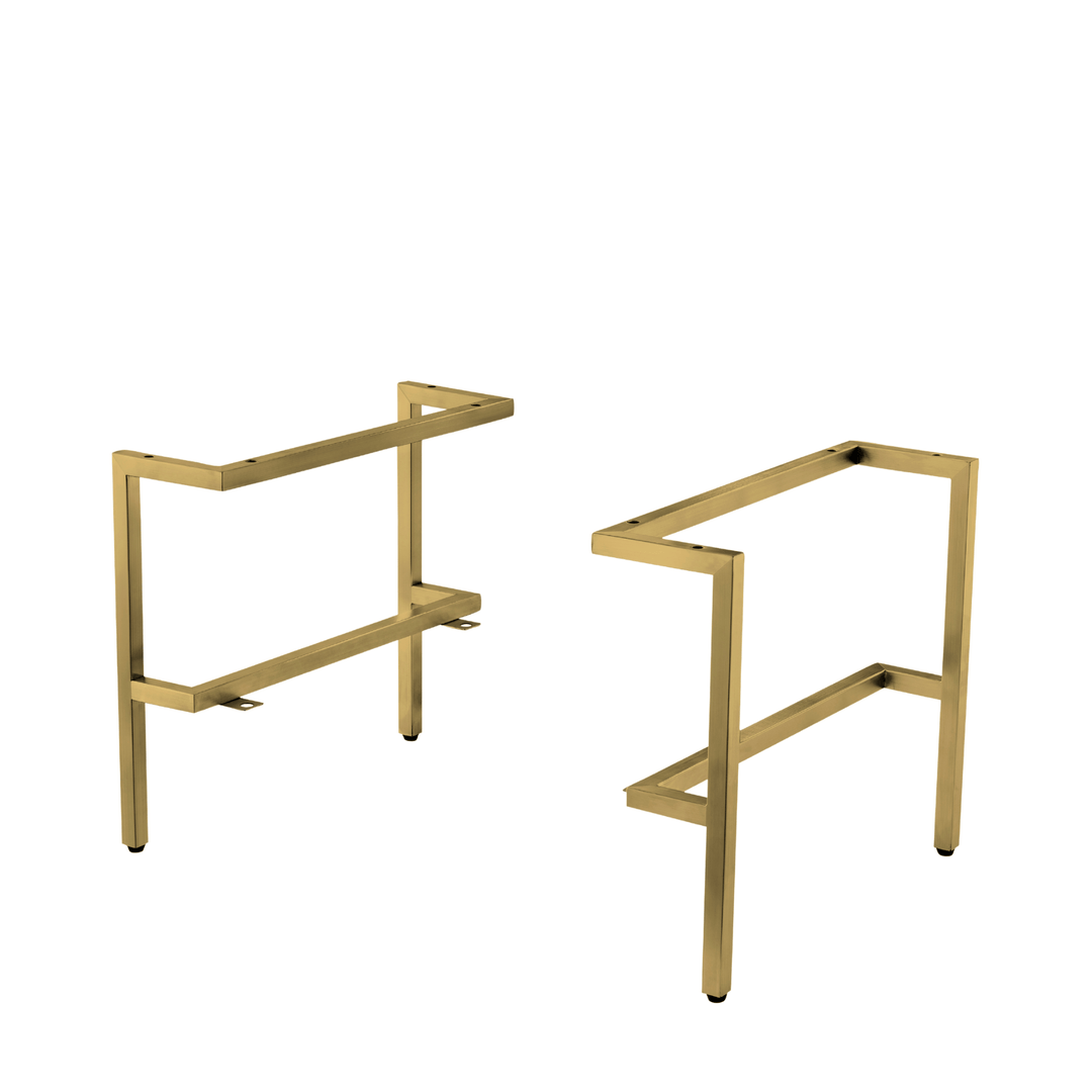 Mantova 18.1" Depth Stainless Steel Base, Champagne Brass