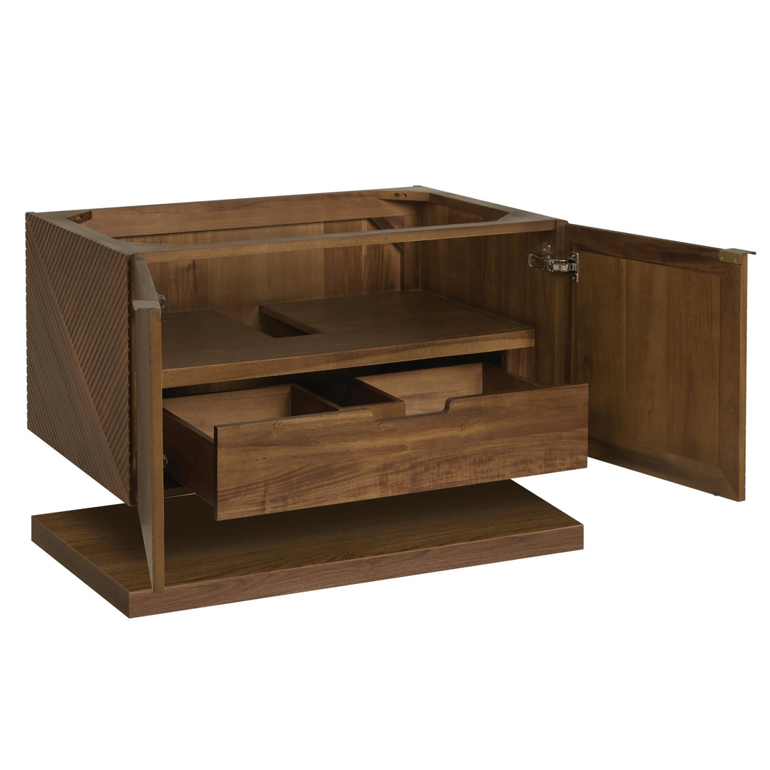 Marcello 36" Single Vanity Cabinet, Chestnut