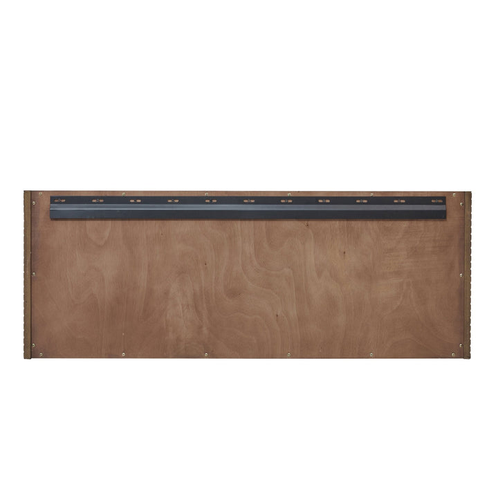 Marcello 48" Single Vanity, Chestnut w/ 3 CM Carrara White Marble Top