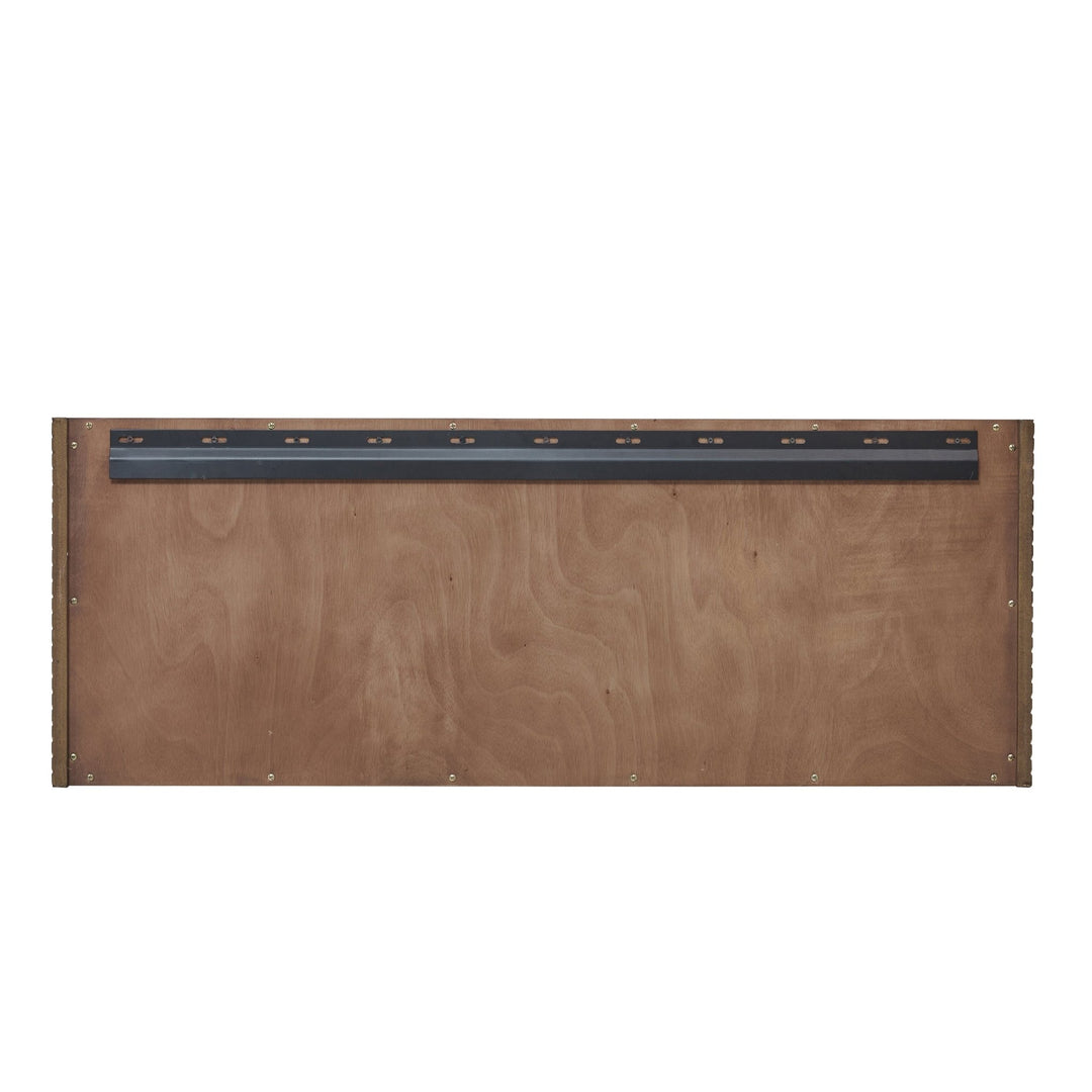 Marcello 48" Single Vanity, Chestnut w/ 3 CM Charcoal Soapstone Silestone Top