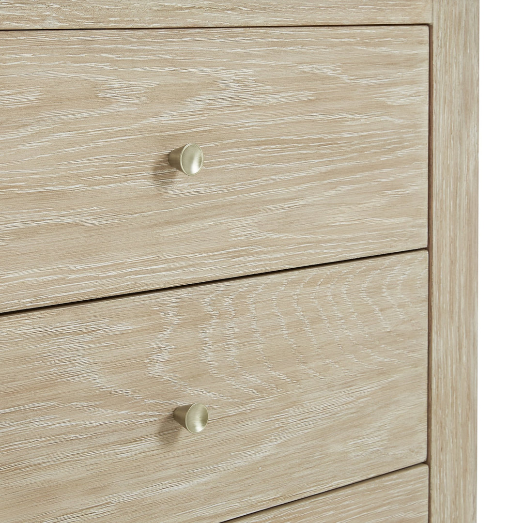 Marigot 48" Single Vanity, Sunwashed Oak w/ 3 CM White Zeus Silestone Top