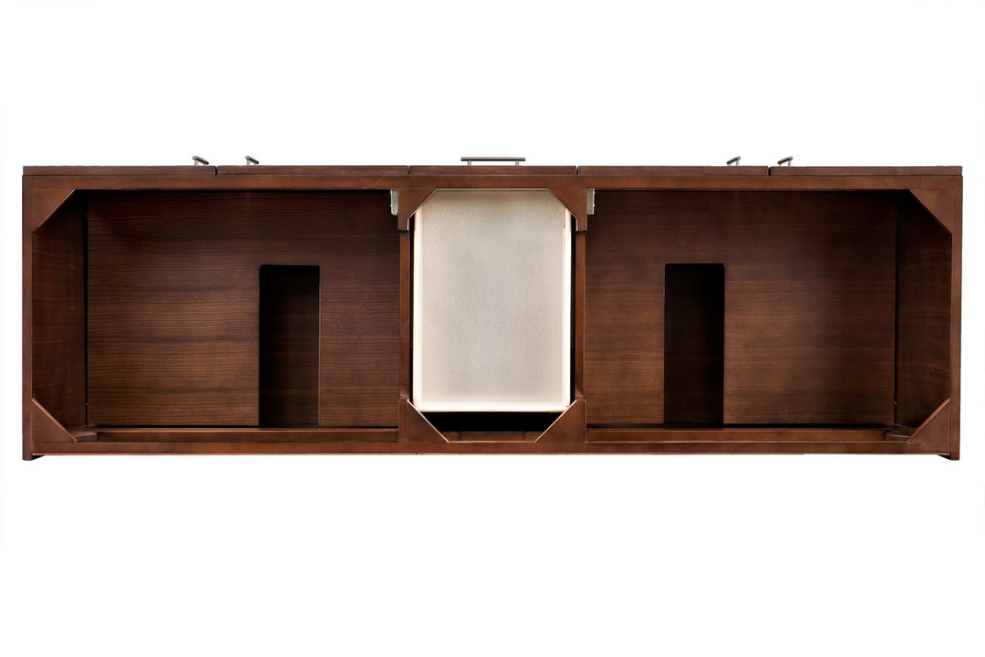 Metropolitan 72" Double Vanity Cabinet, American Walnut
