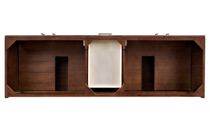 Metropolitan 72" Double Vanity Cabinet, American Walnut