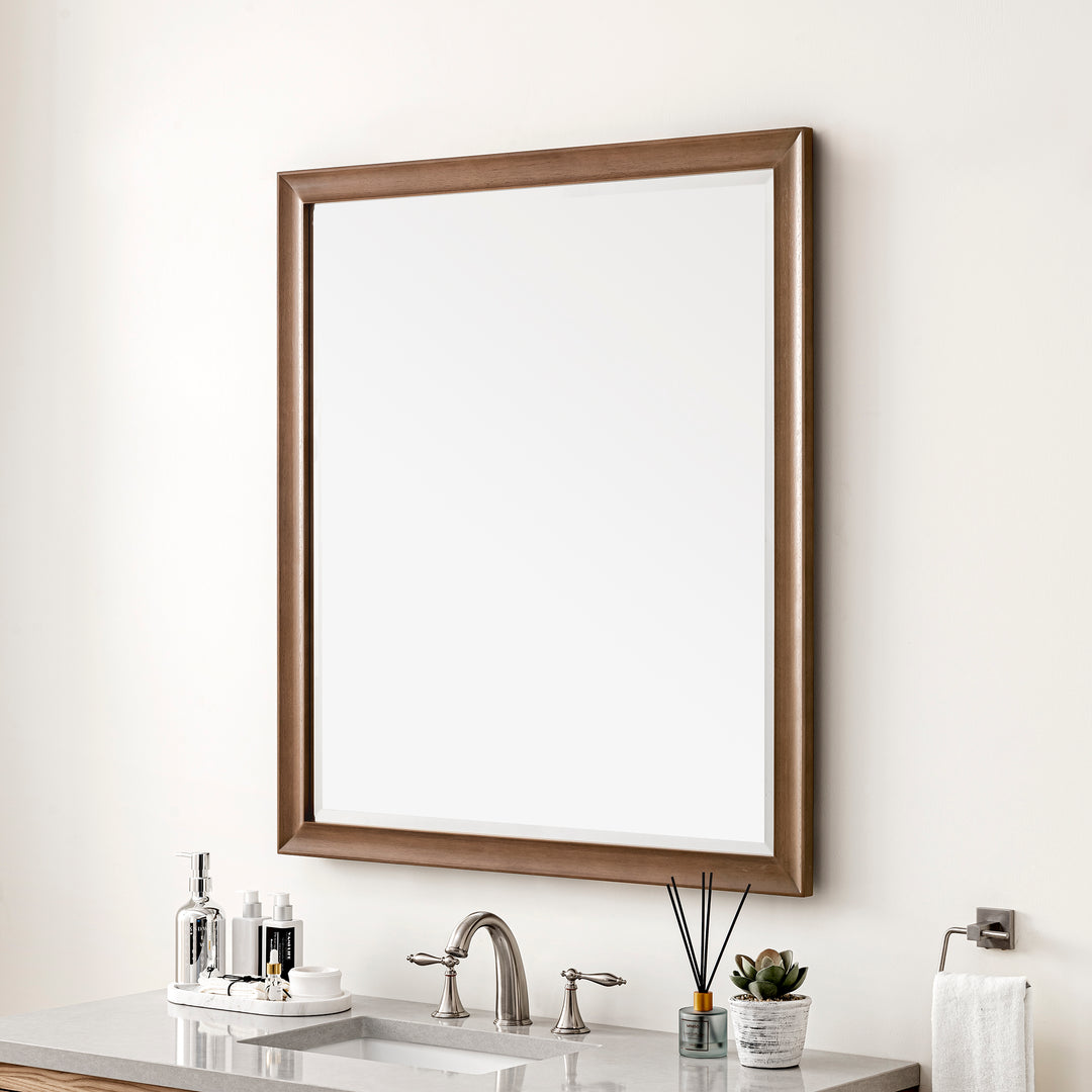 Glenbrooke 36" Mirror, Whitewashed Walnut
