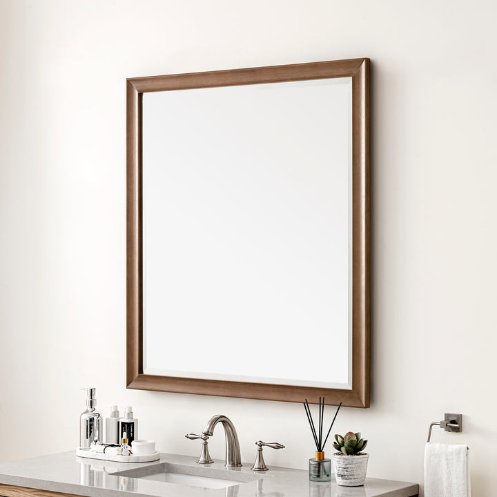 Glenbrooke 36" Mirror, Whitewashed Walnut