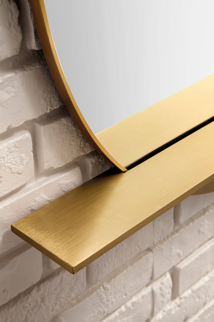 Platform 36" Mirror, Radiant Gold