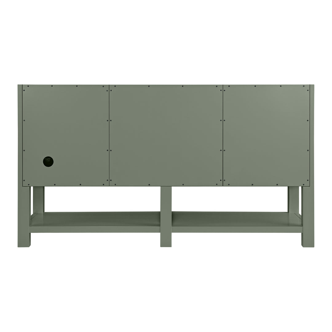 Breckenridge 60" Double Vanity, Smokey Celadon