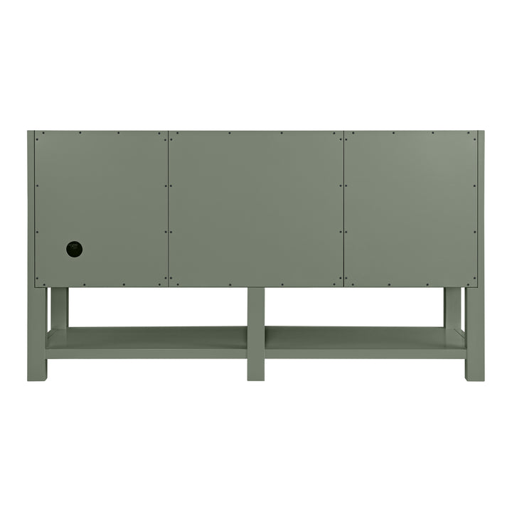 Breckenridge 60" Double Vanity, Smokey Celadon