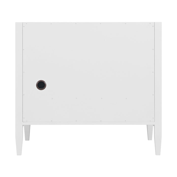 Myrrin 36" Vanity, Bright White w/ 3 CM Ethereal Noctis Silestone Top