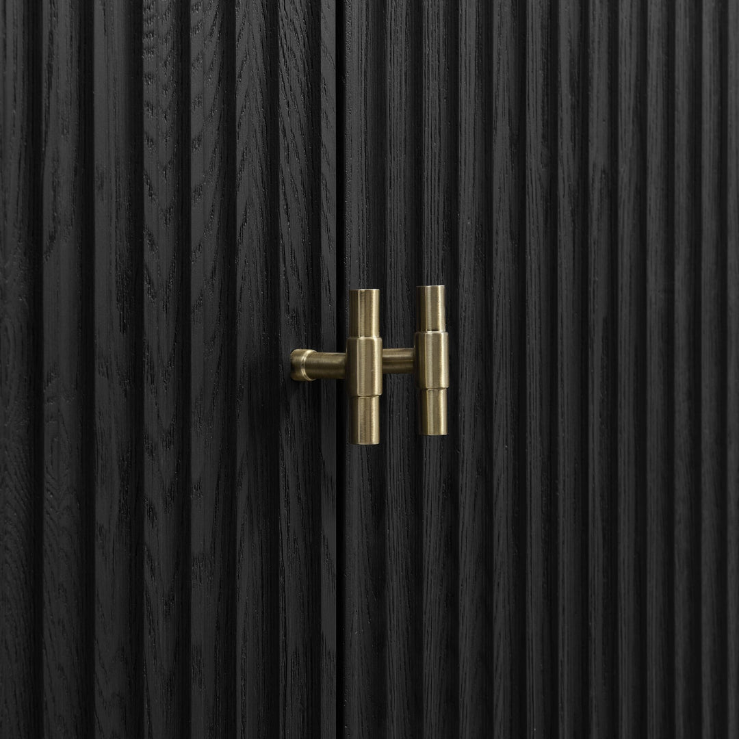 Myrrin 36" Vanity, Carbon Oak w/ 3 CM Charcoal Soapstone Silestone Top