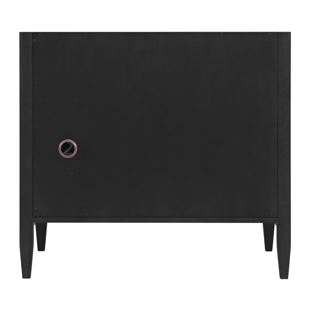 Myrrin 36" Vanity, Carbon Oak w/ 3 CM Charcoal Soapstone Silestone Top