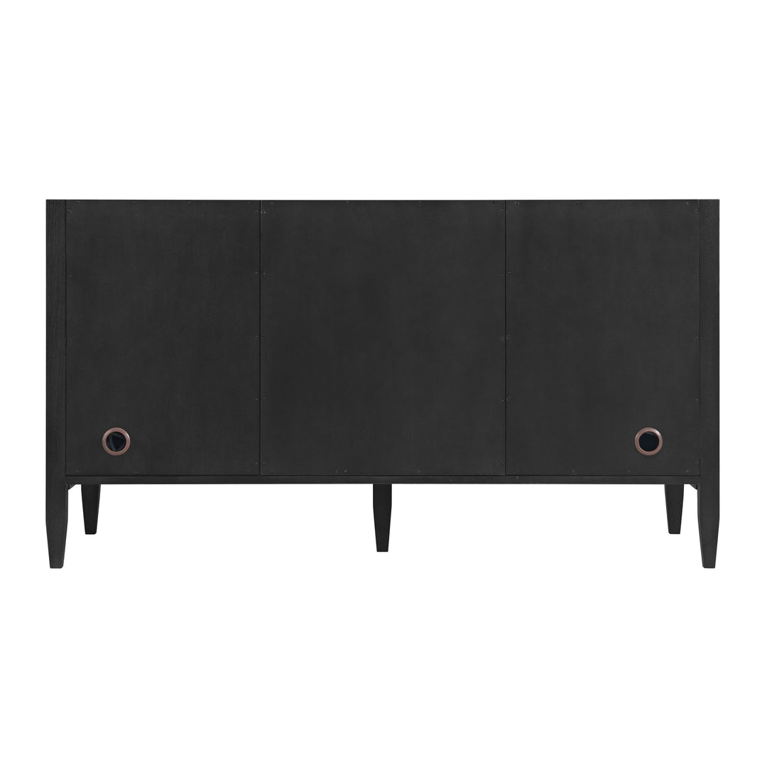 Myrrin 60" Double Vanity, Carbon Oak