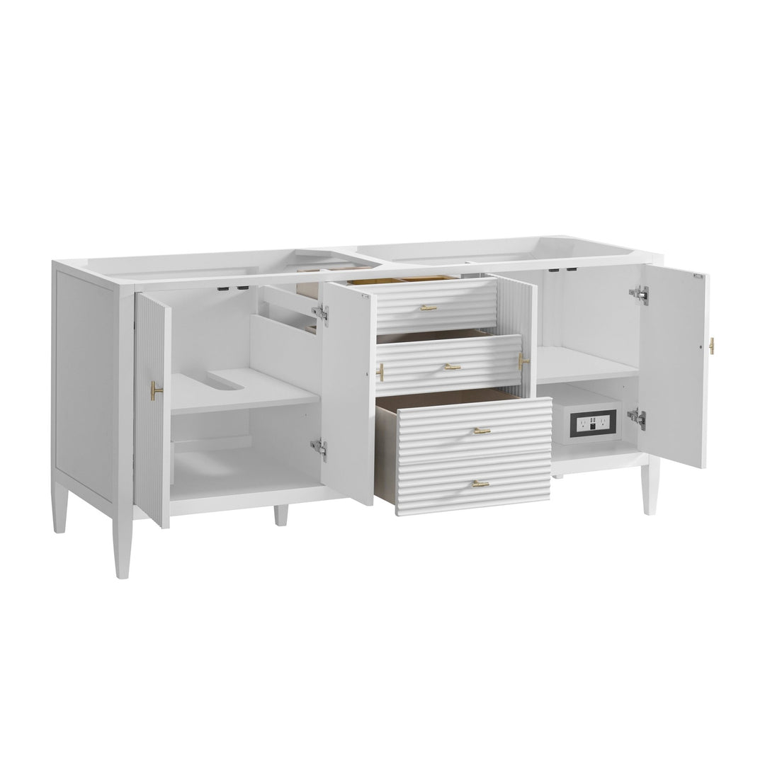 Myrrin 72" Vanity, Bright White
